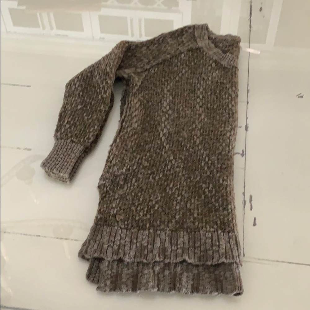 Free people waffle pattern sweater